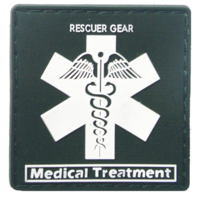 3d Patch Medizinische Ausrüstung, grün