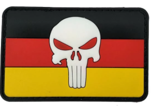 3D - Punisher weiß- Deutschland Flagge